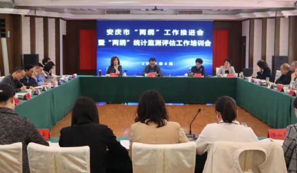 安庆市召开“两纲”工作推进会暨“两纲”统计监测评估工作培训会